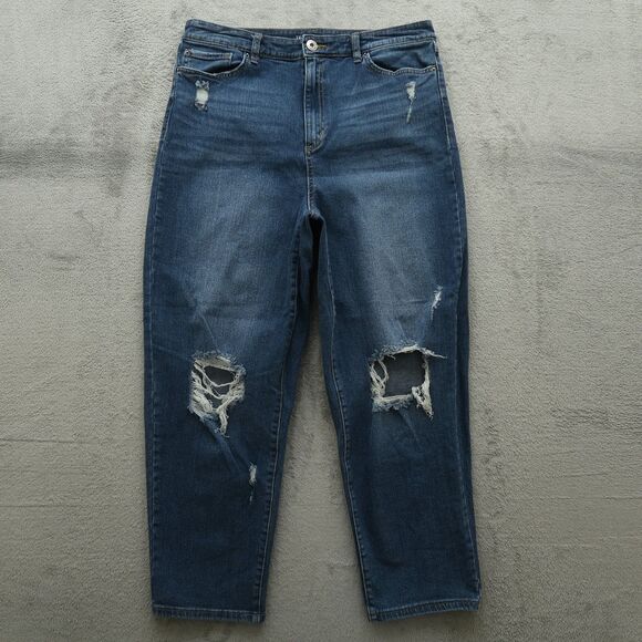 INC International Concepts Jeans Women's 14/32 High-Rise Straight 26" Inseam - Picture 1 of 16